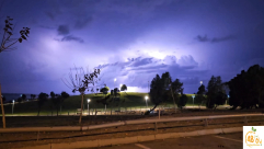 يافا مشاهد ساحرة مع قدوم المنخفض الجوي من العجمي